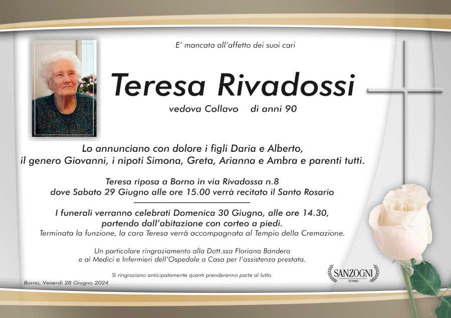 28 giugno 2024: def Teresa Rivadossi - Borno