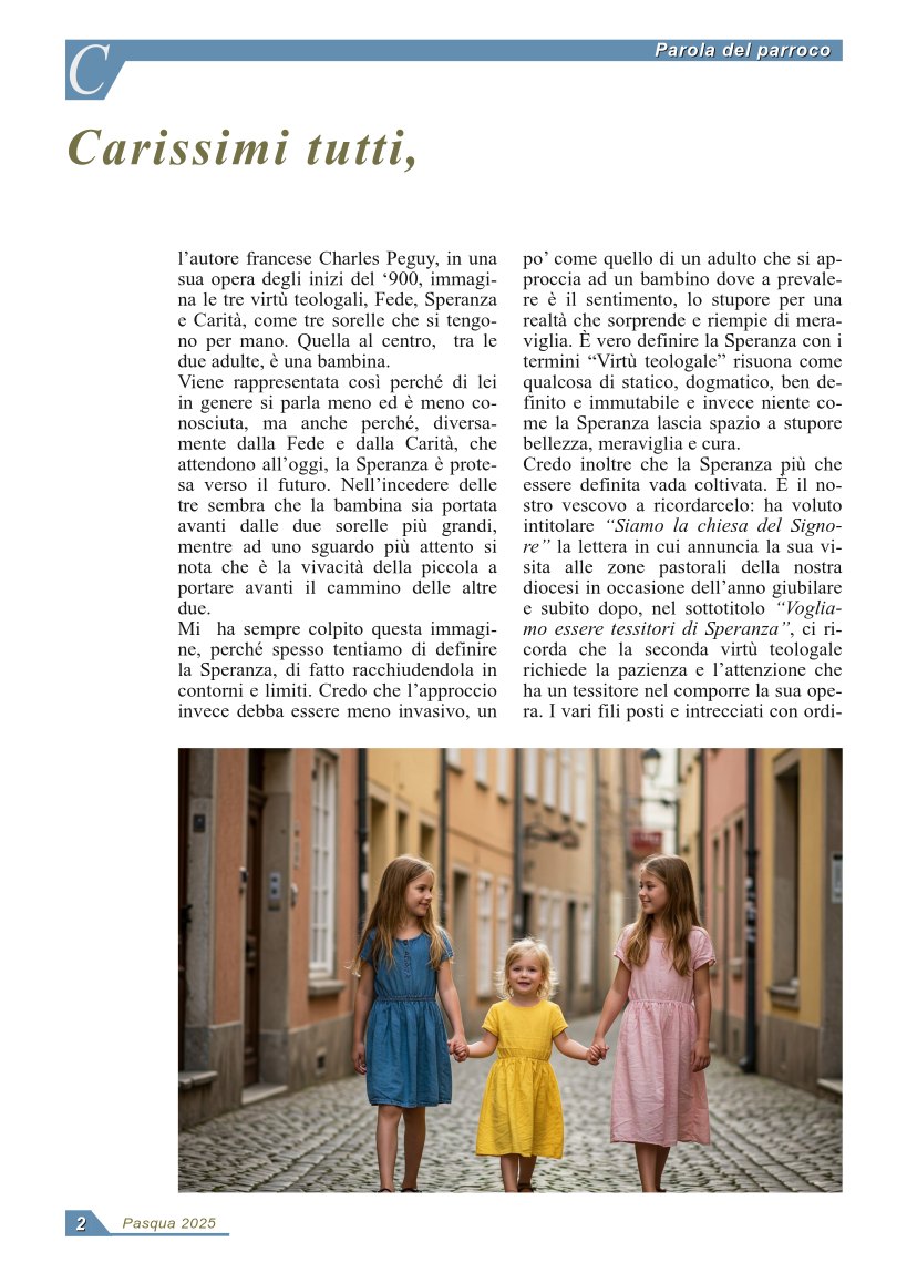 Carissimi tutti,