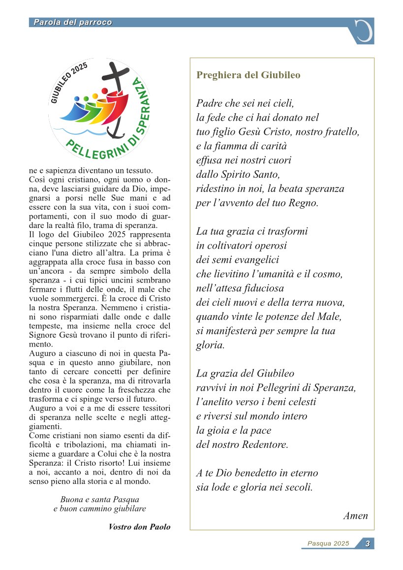 Cuntomela Pasqua 2025
