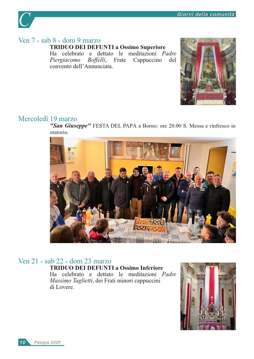 Cuntomela Pasqua 2025