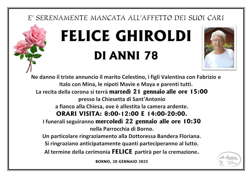 20 gennaio 2025: def Felice Ghiroldi - Borno