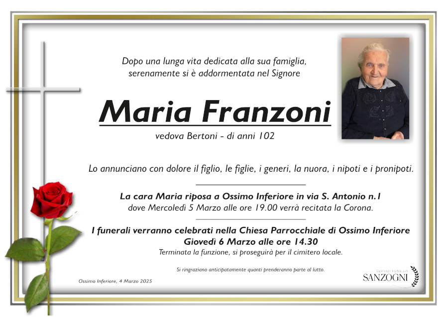 4 marzo 2025: def Maria Franzoni - Ossimo Inf.