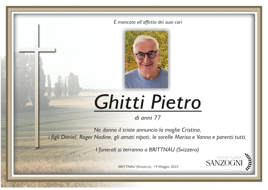 19 maggio 2029: def Pietro Ghitti