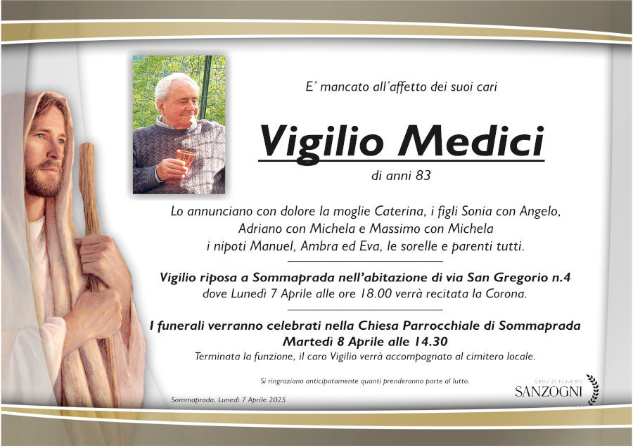 7 aprile 2025: def Virgilio Medici - Lozio