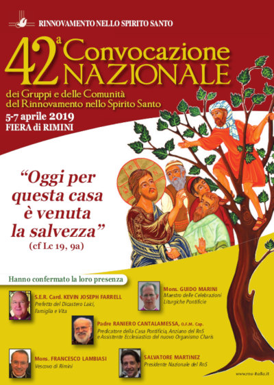 5-7 aprile 2019 convocazione gruppi rns