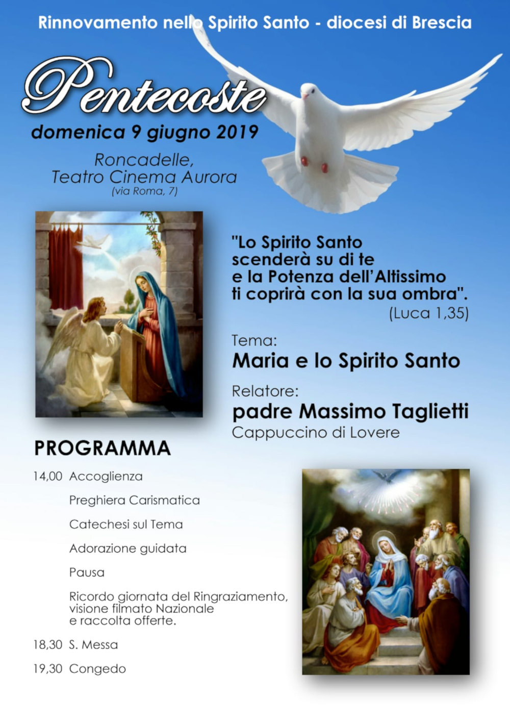 9-6-2019: Pentecoste Roncadelle